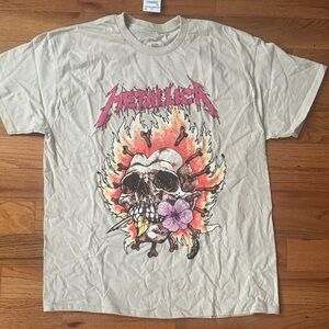 Metallica oversized graphic tee, size SM/MD never worn